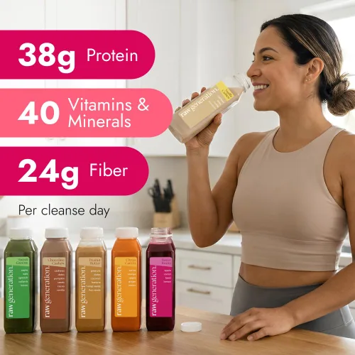 Vista 6 de Proteína Juice Cleanse ™, La Forma Más Sana de Perder Peso y Tener Fuerzas, Batidos y Jugos de Proteínas Vegetales, Envío Gratuito, 1