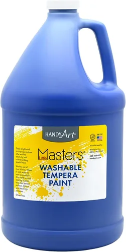 Vista 42 de Handy Art Little Masters - Pintura lavable, 16 onzas, color negro Bright & Mixable, High Opacity, Washable Colors for Classroom, Students, Kids