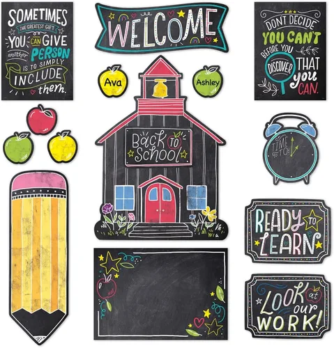 Vista 30 de Creative Teaching Press Tablero de anuncios 3D POP! Picket Fence (10173)