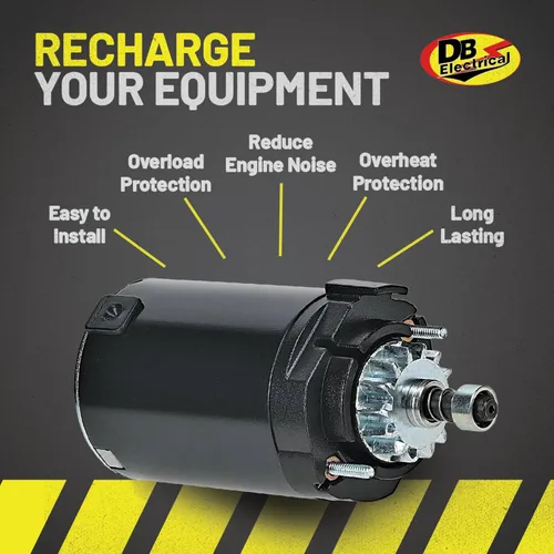 Vista 4 de DB Electrical SAB0145 Arrancador compatible con/repuesto para Cub Cadet i1042 AII, i1046 AII, RZT 42 AII, ZTT 42 AII, ZTT 46 AII, LT1042 2005-2008