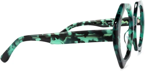 Vista 5 de Zeelool Gafas geométricas de gran tamaño con bloqueo de luz azul, gafas de moda para mujer con protección UV400 ZOP01887