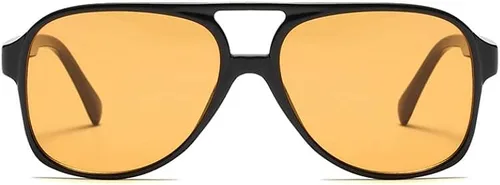 Vista 2 de SORVINO Gafas de sol vintage de los años 70 para mujeres y hombres, diseño retro clásico aviador grande con protección UV