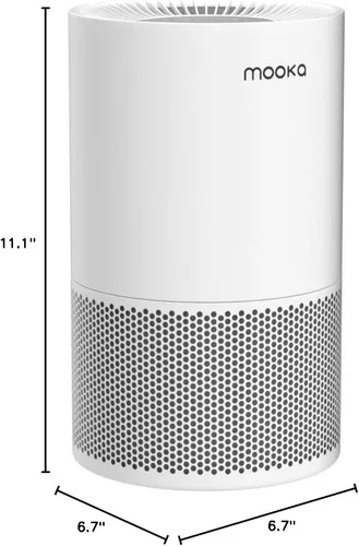 Vista 10 de Purificadores de aire para el hogar habitaciones grandes de hasta 1200 pies cuadrados, MOOKA H13 True HEPA Purificador de aire para dormitorio
