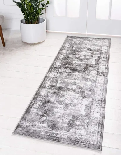 Vista 11 de Unique Loom, colección Sofía - Alfombra de la colección Salle Garnier (4' 1" x 6' 1", turquesa/azul, rectangular)