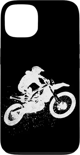 Vista 7 de iPhone 16 Dirt Bike Riding Motocross Racing Motorcycle Vintage Graphic Case