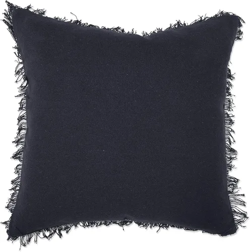 Vista 5 de Pillow Perfect Cojín de medianoche con cubos geométricos para interiores, color azul, 18 x 18 pulgadas