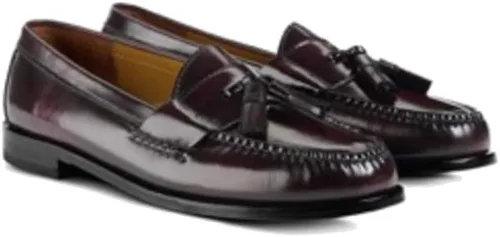 Vista 6 de Cole Haan Mocasines con borlas para hombre, Negro