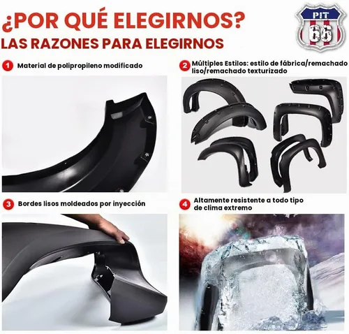 Vista 5 de PIT66 Guardabarros para guardabarros, compatibles con Chevy Silverado GMC Sierra 1999-2006, Suburban Yukon XL 2000-2006, Avalanche 2002-2006 de 68.4