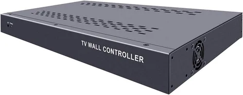 Vista 7 de Controlador de pared de video de 9 canales 3x3 2x4 4x2 HDMI DVI VGA USB Procesador de video con control RS232 para empalme de TV 9