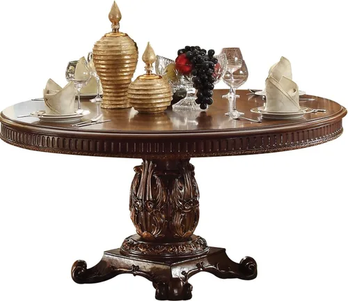Vista 3 de ACME Vendome Mesa de comedor con pedestal- Cereza