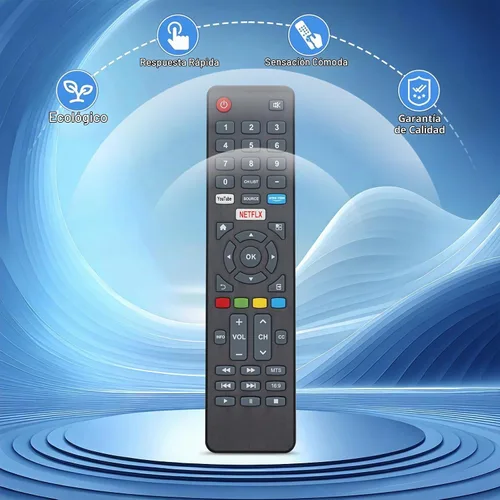 Vista 4 de Reemplazo del mando a distancia para SILO SL3220V1 SL5020V12 SL7520VF Smart TV