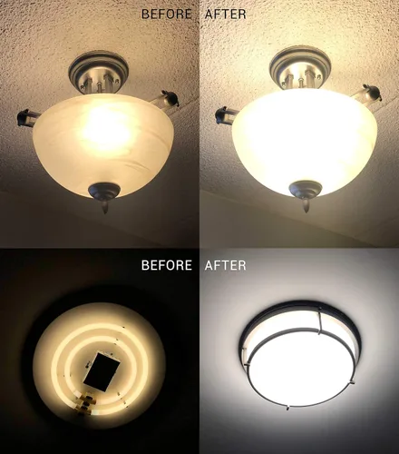 Vista 5 de Legental - Motor de luz LED de 3", tamaño total de 4.04 pulgadas, 10 W, 850 LM, luz diurna de 5000 K, módulo de reacondicionamiento regulable