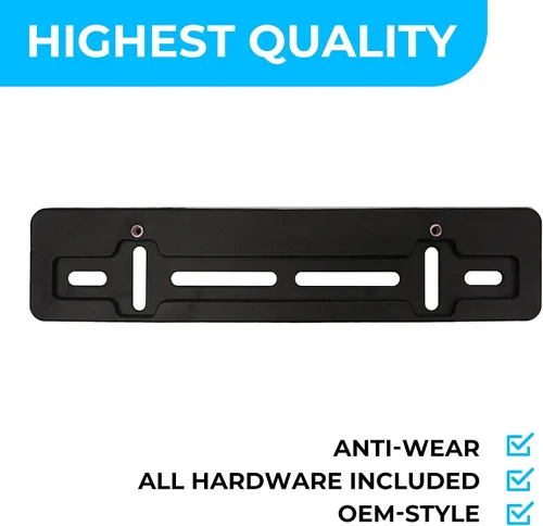 Vista 5 de Soporte de placa para defensa delantera para Hyundai + 6 tornillos seguros y juego de llaves