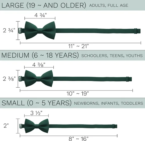 Vista 4 de Bow Tie House TM, pajaritas para hombre de cualquier edad preatadas para hombre con clip en diseño para adultos