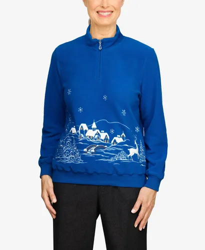 Vista 5 de Alfred Dunner Suéter Scenic Village para mujer