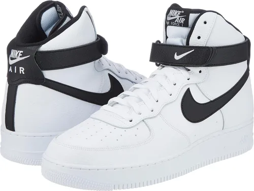 Vista 7 de Nike Air Force 1 '07 - Tenis de baloncesto para hombre, NegroBlanco