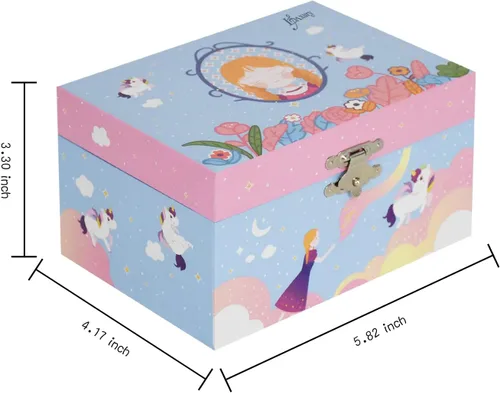 Vista 6 de Laxury Joyero de música con diseño de cisne y bailarina para niños joyero de bailarina joyero para niñas regalo para niñas de 7 a 12 años