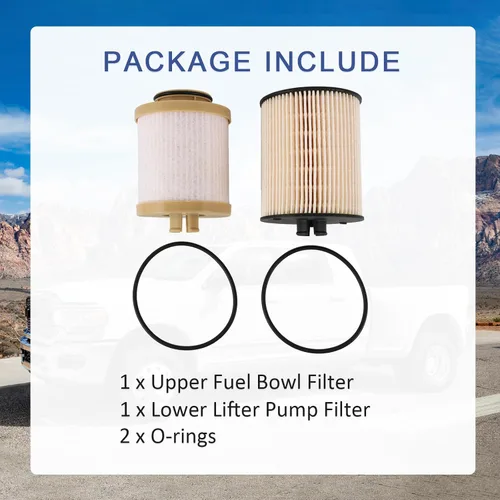 Vista 6 de DICMIC Filtro de combustible compatible con Ford F250 F350 F450 F550 Super Duty 6.4L Diesel 2008-2010 Reemplazo # FD-4617, 3C346731AA, 3C346731AA