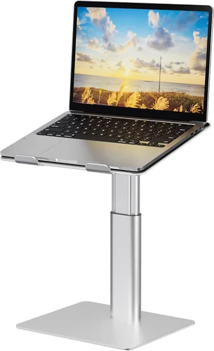 Vista 10 de BESIGN LSX6N Soporte para Laptop, Elevador Ergonómico Ajustable para Notebook con Soporte, Soporte para Computadora Compatible con Air, Pro, Dell