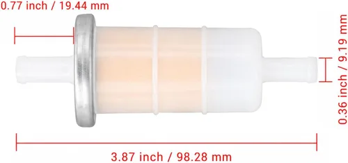 Vista 2 de 2 filtros de combustible 49019-1055 49019-0032 compatibles con Kawasaki Mule motocicleta ATV 610 600 2510 3010 motor FD501D FD501V FD590V FD611V