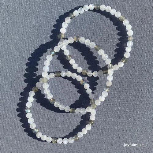 Vista 83 de Pulseras elásticas, piedras preciosas naturales, amatista, citrino, cuarzo rosa, cuarzo de cristal transparente, ojos de peridoto y teger, regalo
