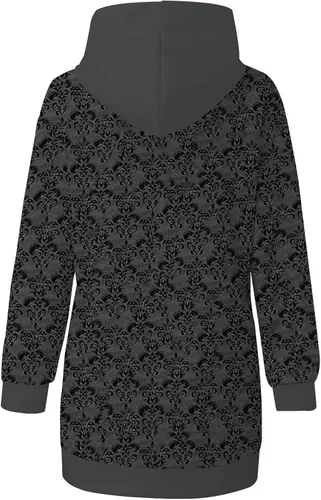Vista 4 de Vestido de Halloween para mujer 2022 con capucha para otoño e invierno