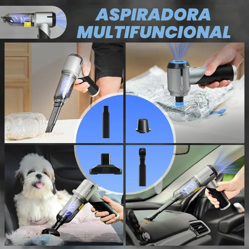 Vista 6 de Saker Aspiradora de Mano para Coche Portátil Inalámbrica 17000PA Mini Aspiradoras Recargables Aspiradora Plegable con Motor Sin Escobillas