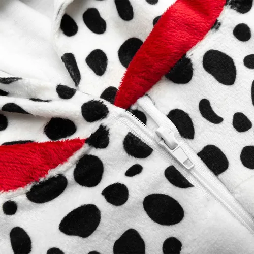 Vista 7 de HollyHOME Mameluco para bebé, cachorro dálmata, talla única para niños, ropa de dormir para perro, disfraz de cosplay