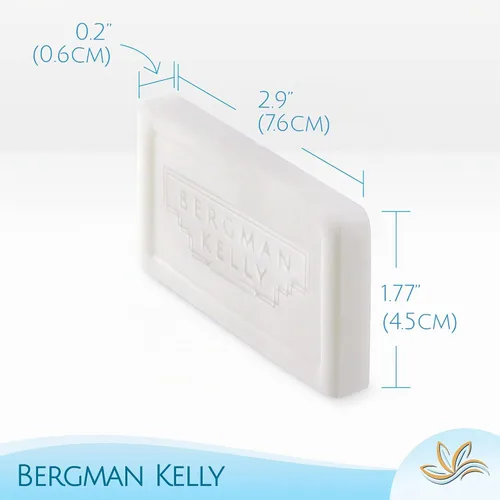 Vista 3 de BERGMAN KELLY Paquete de artículos de tocador para hotel (Tropical Waterfall, 1 oz cada uno, 40 piezas) Set de 4 piezas: 10 barras de jabón