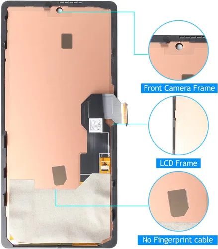 Vista 3 de Para Google Pixel 6A OLED Pantalla de reemplazo de pantalla Kits