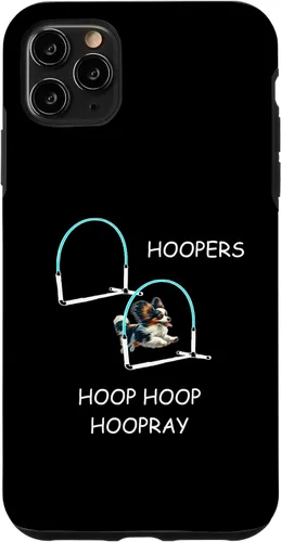 Vista 11 de iPhone 15 Dog Agility Dog Hoopers Papillon - Hoop Hoop Hoopray Case