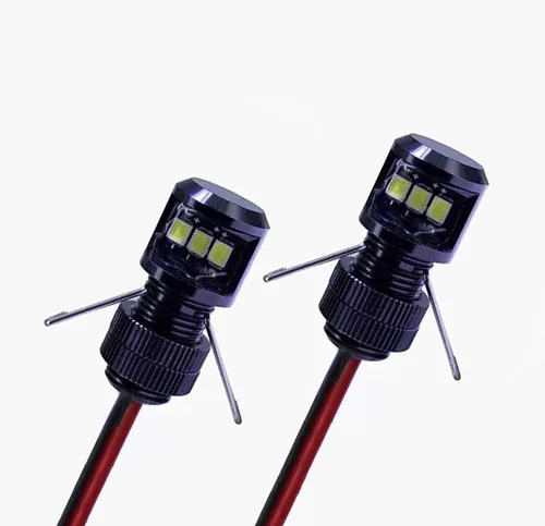 Vista 4 de Oznium Perno LED de visión lateral - Luz LED de 12V con emisión lateral para parachoques, parrilla, interior de coches, salpicadero, iluminación