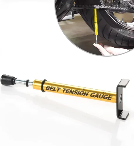 Vista 4 de KiWAV Tensor de tensión de correa de motocicleta universal de 10 libras compatible con Harley y bicicletas de transmisión por correa, herramienta