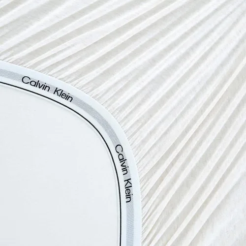 Vista 3 de Calvin Klein Home Modern - Juego de sábanas de algodón (Anitra Heather, Queen)
