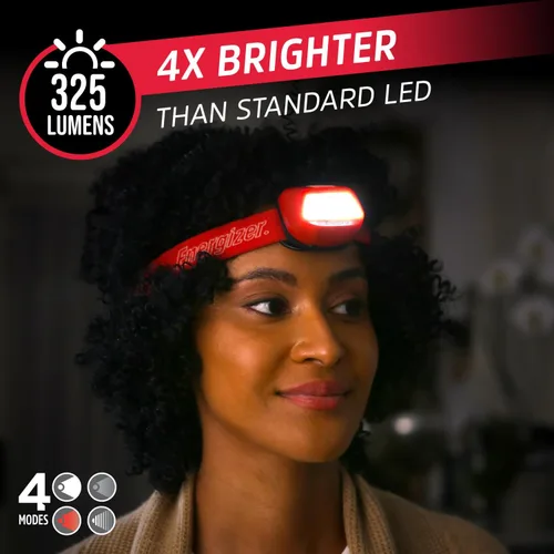 Vista 6 de Energizer WeatheReady - Kit de corte de energía con linterna LED 2 en 1, linterna frontal LED, IPX4 resistente al agua, baterías AA + AAA, estuche