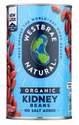 Vista 7 de Westbrae Natural Frijoles negros orgánicos, sin sal añadida, 25 onzas (paquete de 12)