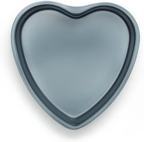 Vista 2 de Fox Run Molde para pastel con forma de corazón, preferido, antiadherente, de 8 pulgadas
