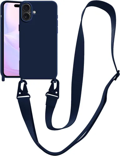 Vista 18 de Funda compatible con iPhone 8 Plus, iPhone 7 Plus/6 Plus/6S Plus con cordón, funda cruzada para iPhone con correa ajustable de silicona para iPhone