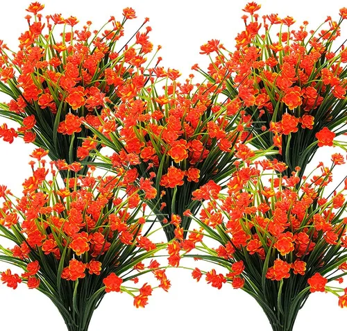 Vista 16 de Grunyia 10 paquetes de flores artificiales de narcisos para exteriores (azul)
