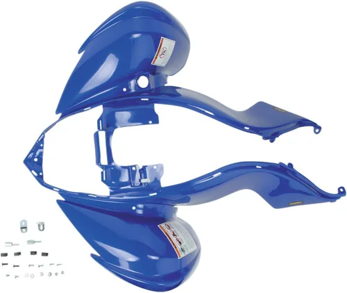 Vista 2 de Guardabarros delantero Maier de polietileno blanco para Yamaha Raptor 700R 06-09