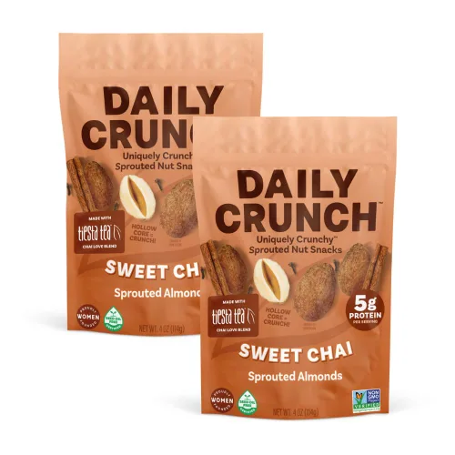 Vista 29 de Daily Crunch Almendras germinadas, churro de canela, paquete de aperitivos