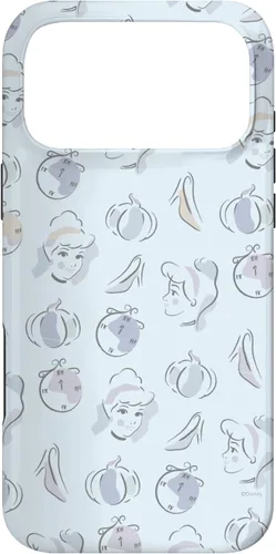 Vista 22 de Disney Carcasa para iPhone 17, diseño de acuarela de Cenicienta, color azul