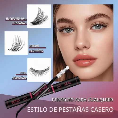 Vista 8 de Mayhug - Pegamento para pestañas impermeable, color negro, 0.3 fl oz