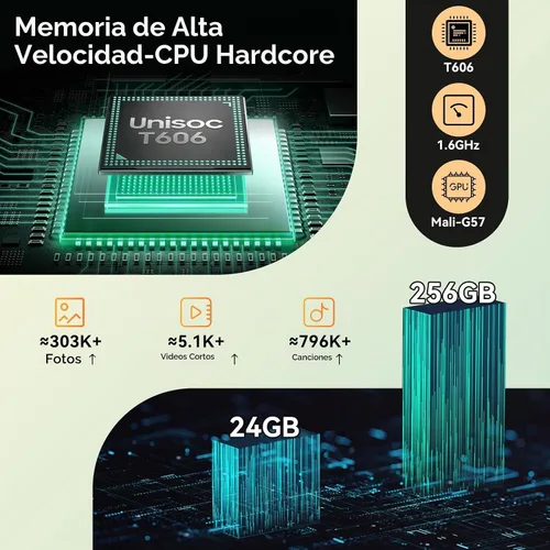 Vista 4 de Tableta, tableta Android 16 2026 con teclado y mouse, tabletas de 10 pulgadas, 24 GB de RAM 256 GB de ROM (expansión de 2 TB), juegos Octa-Core