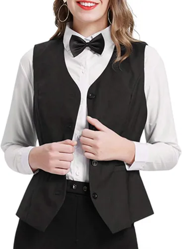 Vista 4 de GRACE KARIN Chaleco de chaleco vintage para mujer vestido steampunk chaqueta jacquard