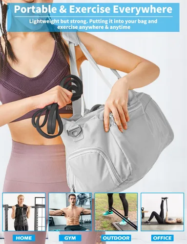 Vista 6 de Resistance Bands, Pull Up Bands, Exercise Workout Bands for Working Out, Pull Up Assistance Bands Set for Men & Women, Body Stretching, Physical