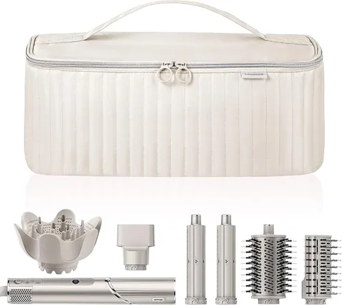 Vista 12 de Lexeeco Secador de pelo Herramientas Bolsa de viaje para Shark Flex Style Rosa