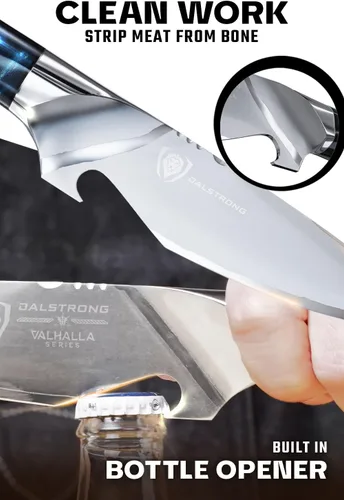 Vista 3 de Dalstrong - Cuchillo de piraña para barbacoa de 6 pulgadas, abridor