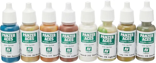 Vista 3 de Vallejo Panzer Aces No #2 - Juego de pintura (0.6 fl oz)