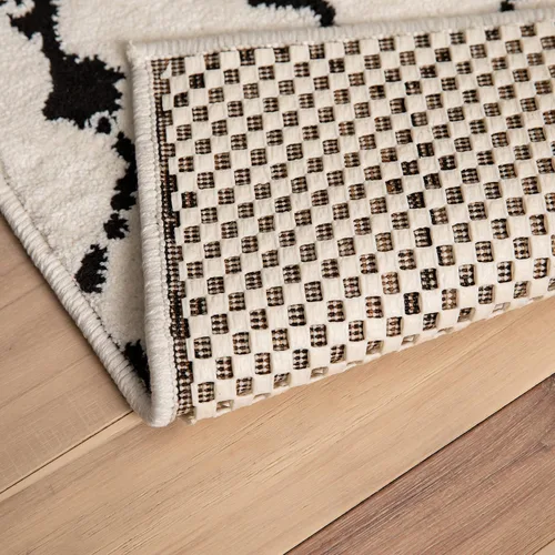 Vista 4 de Flash Furniture Fealty - Almohadilla antideslizante para alfombra de área de 2 x 3 pies, con agarre de madera dura, antideslizante, almohadilla